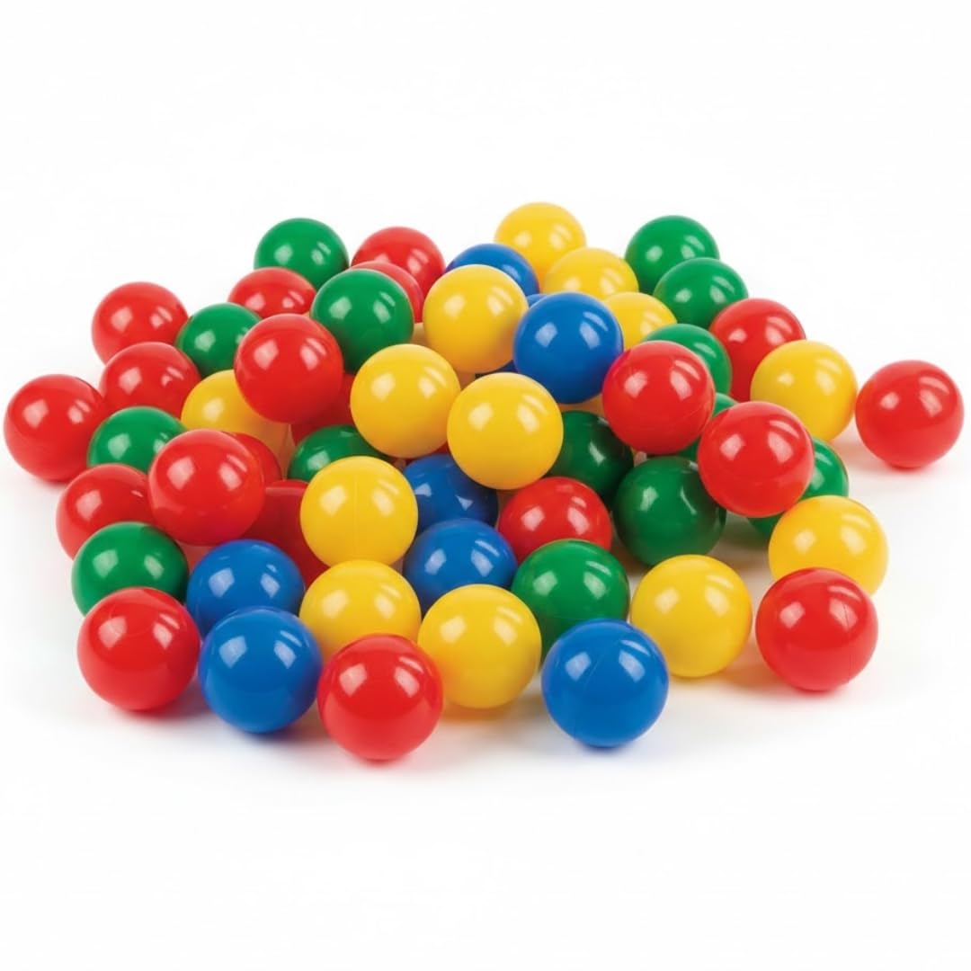 Fun Express Ball Pit Balls (100 Pack) Assorted Colors