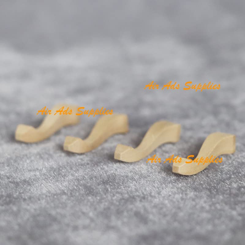 AirAds Dollhouse 1:12 Miniature Furniture Legs Chair Cabinet Table Stool Legs Unfinished Wood