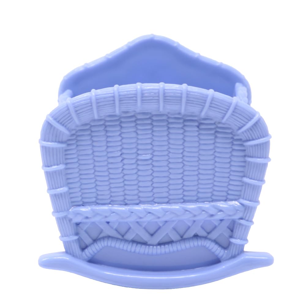 Replacement Part for Collectible Fisher-Price Loving Family Grand Manor Dollhouse T4692 - Replacement Blue Baby Doll Rocking Cradle