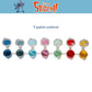 Disney Stitch DIY Paint Your Own Figurines Arts and Crafts Set for Kids, Paint, Paint Brush, and Glitter