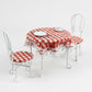 Doll House Miniature Soda Fountain Table and Chairs