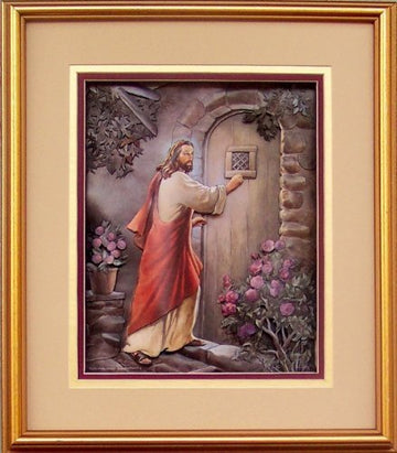 Jesus Knocking at the Door - Paper Tole 3D Decoupage Craft Kit Size 8x10 inches 8-8087 (The Additional Pictures Show Examples of This Craft Kit