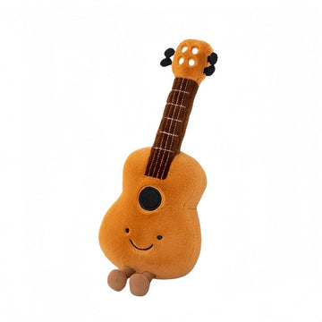 14.9" Guitar Plush Toy Soft Stuffed Rock Star Plushes Musical Instrument Throw Pillow Gift for Kids Party Birthday Decoration
