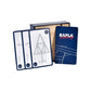 KAPLA Challenge - Wooden Construction Game 16 Building Planks and 12 Challenge Cards