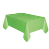 Creative Converting Touch of Color Table Cover Plastic Tablecover, Pack of 1, Fresh Lime