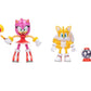 JAKKS Pacific Sonic the Hedgehog Sonic 4" Action Figure 2 Pack - Modern Tails & Modern Amy