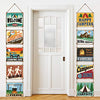 Boao 10 Pcs Camping Party Decorations Welcome Happy Camper Porch Sign