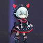 niannyyhouse 1/12 BJD OB11 Doll Clothes Dark Devil Outfit Doll Dressup