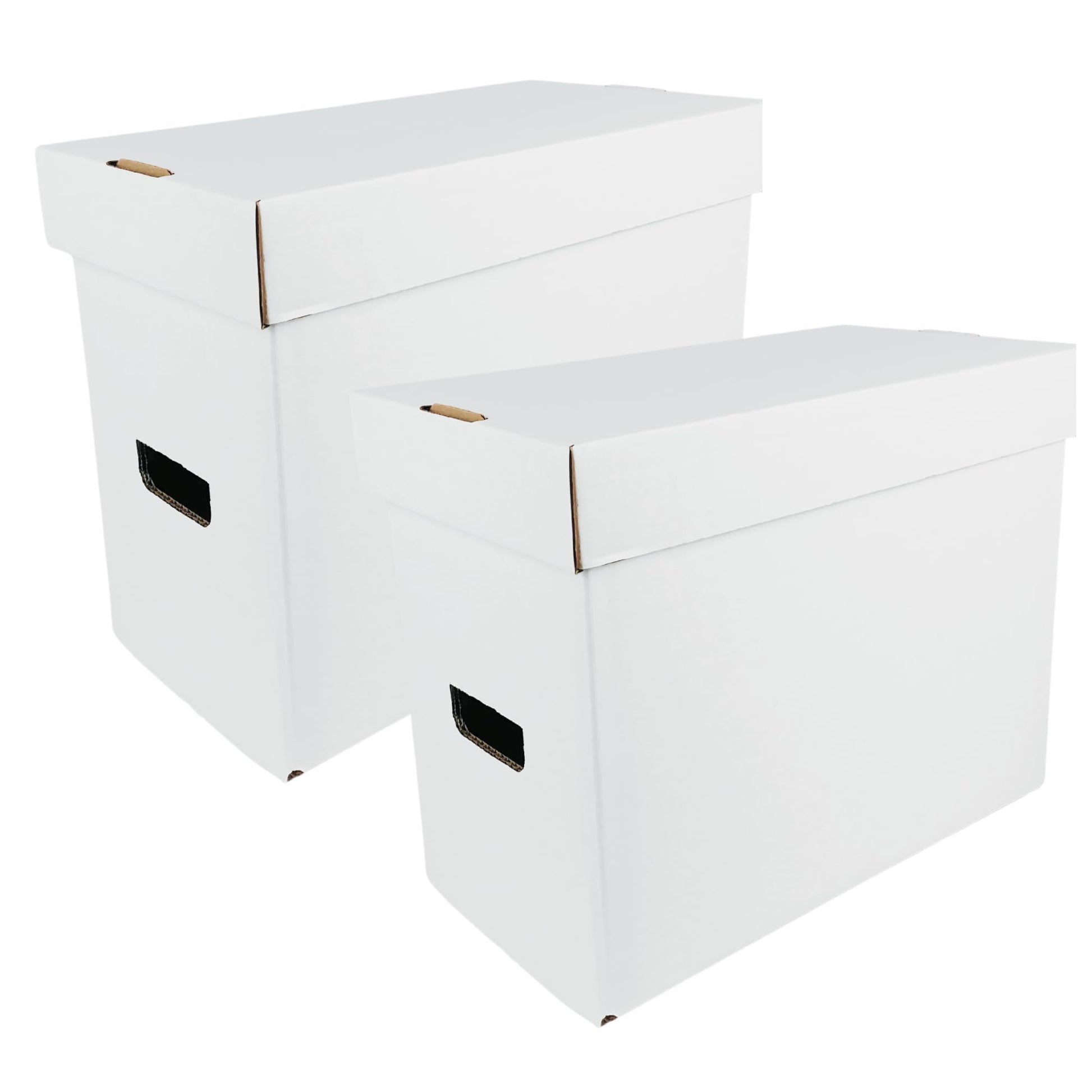 Max Protection CGC Graded Comic Book Storage Boxes - Heavy-Duty Case for 35-40 Graded Comics with 200 lb Test Strength - Made in USA White Cardboard