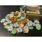 Honey Buzz Wooden Coins - Premium Wooden Coin Tokens for Honey Buzz Board Game Expansion | Tabletop Game Accessories for Strategy | (Ages 10+, 1-4