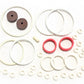 Game Room Guys Williams Gold Rush Pinball White Rubber Ring Kit