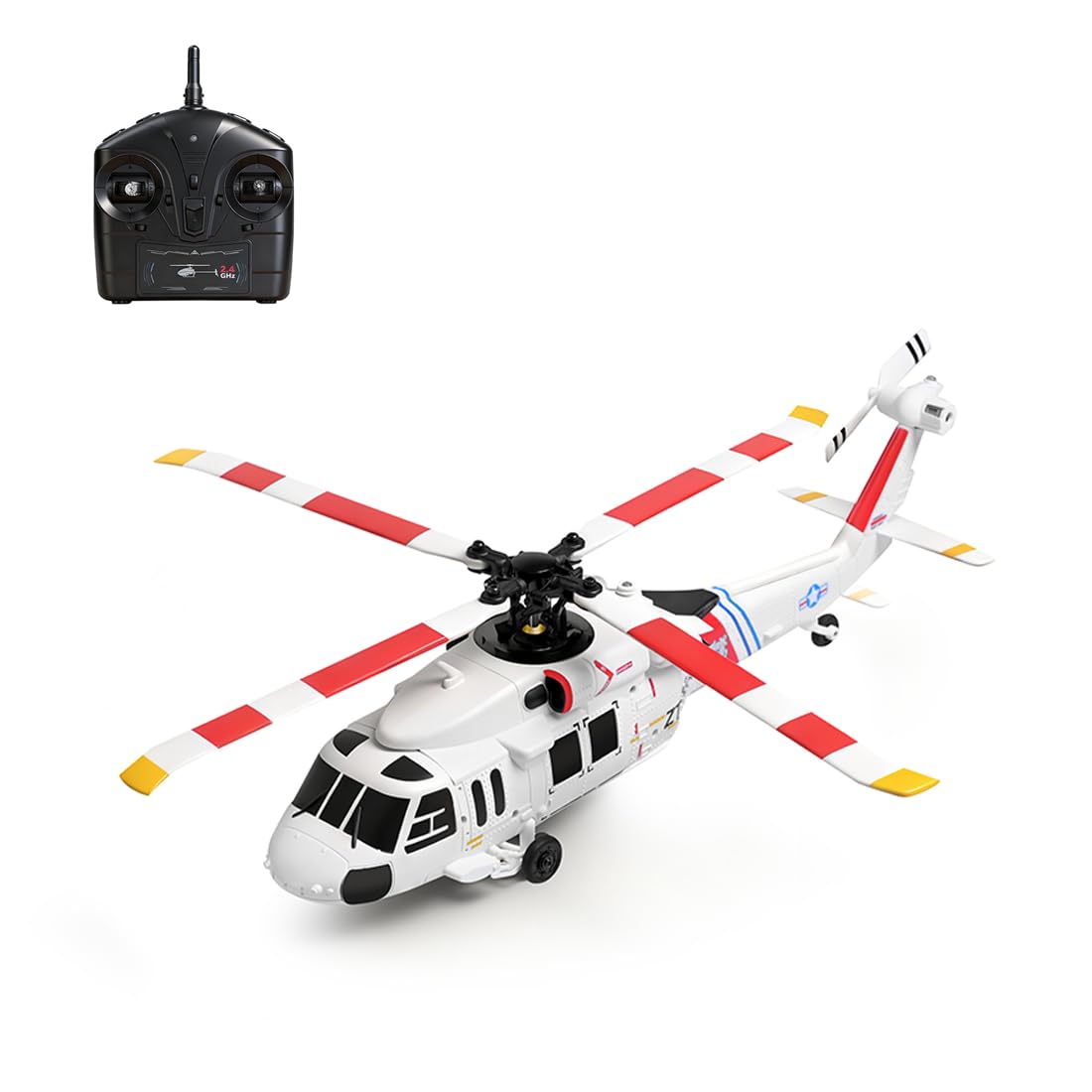 rcxperts K270 UH-60L RC Helicopter with Optical Flow Positioning, Brushless Motor, Barometric Altitude Hold, Stable Hover Flight System, Scale