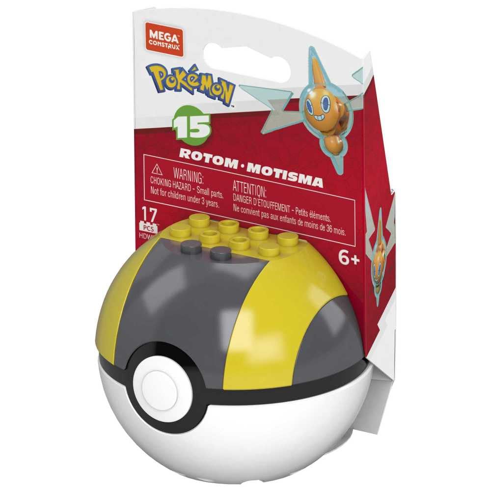 MEGA Pokemon Rotom Building Set with 17 Bricks and Special Pieces, Toy Gift Set for Ages 6 and up