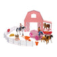 Pink Pick Up Truck & Trailer Horse Set