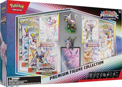 Pokémon TCG: Scarlet & Violet-Prismatic Evolutions Premium Figure Collection