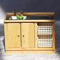 AirAds Dollhouse 1:12 Scale Dollhouse Miniature Kitchen Furniture Sink with Baskets