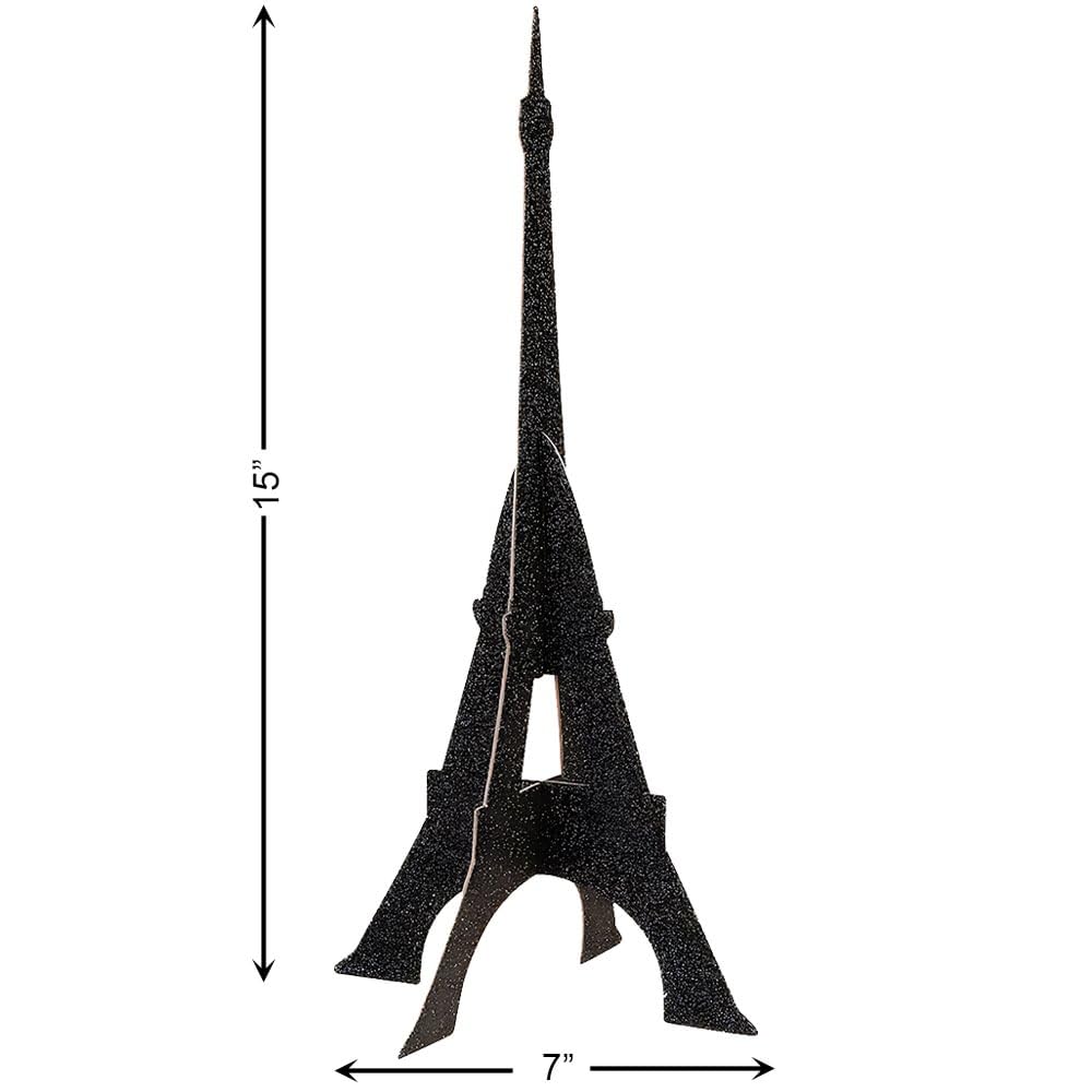Fun Express - Eiffel Tower Centerpiece for Party - Party Decor - General Decor - Centerpieces - Party - 1 Piece