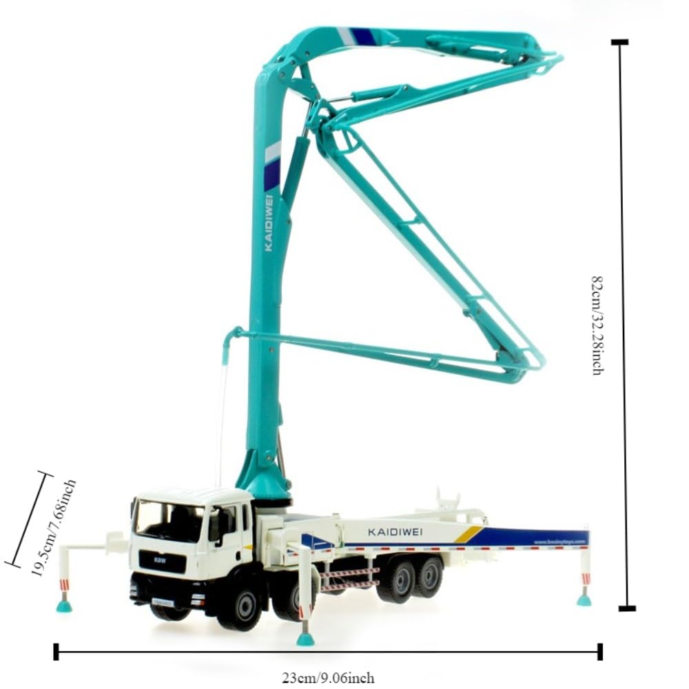 1:55 Concrete Pump Truck Diecast Car Model Car by KAIDIWEI