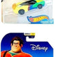 Hot Wheels Set of 6 Disney/Pixar Character Cars, Series 7, 1/64 Collectible Die Cast Toy Cars, with Mulan, Sebastian, Cheshire Cat, Wreck-It Ralph