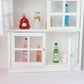SXFSE Dollhouse Decoration Accessories,1:12 Dollhouse Furniture Miniature Bookshelf Cabinet Living Room Pretend Toy