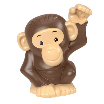 Fisher-Price Replacement Part Little People Go Wild Safari Guide Playset GNM37 - Replacement Brown Monkey Figure