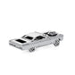 Model Car Kit - 3D Model kit Royal Voyager - Moving Wind-Up Retro Car Model | 3D Puzzle for Adults - Metal DIY Kit | Beautiful Metal Model Car