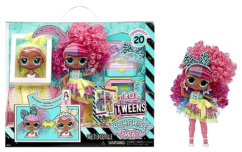 L.O.L. Surprise! Tweens Surprise Swap Curls-2-Crimps Cora Fashion Doll with 20+ Surprises Including Styling Head and Fabulous Fashions and Accessories