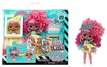 L.O.L. Surprise! Tweens Surprise Swap Curls-2-Crimps Cora Fashion Doll with 20+ Surprises Including Styling Head and Fabulous Fashions and Accessories