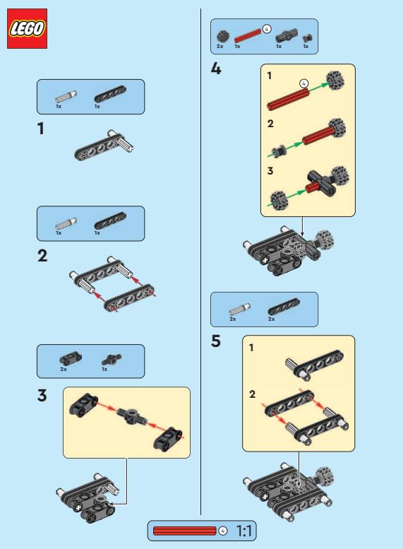 LEGO Technic Mini Set: Crane with Wrecking Ball (86 pcs) Ages 7+