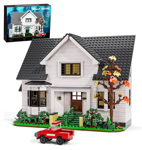 Bella House Building Block Set Romance Film Architecture Fans Kit Compatible with Lego, Creative Collectible Gift for Adult 18+ Valentine Halloween
