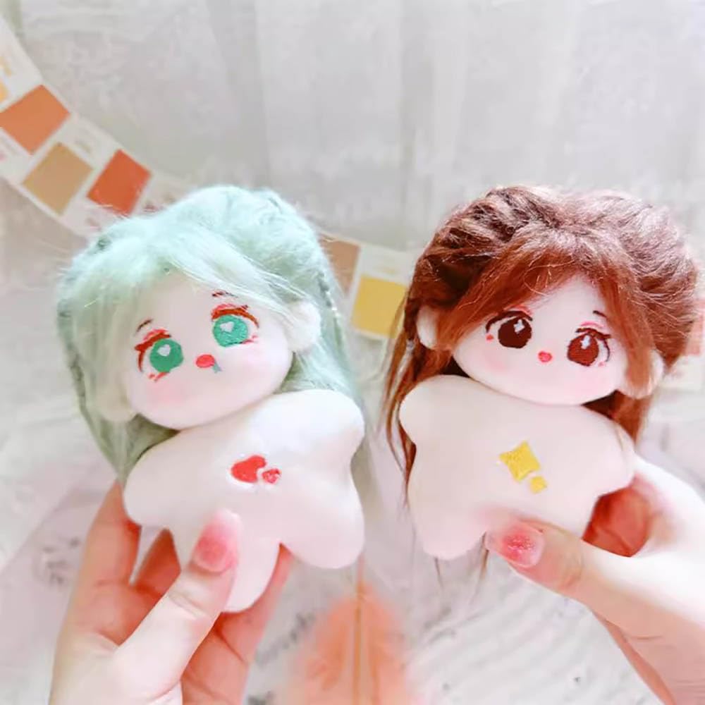 niannyyhouse 10cm Plush Doll Girl Star Body no Attribute Astral Body Wearable Clothing Dress Up (a4)