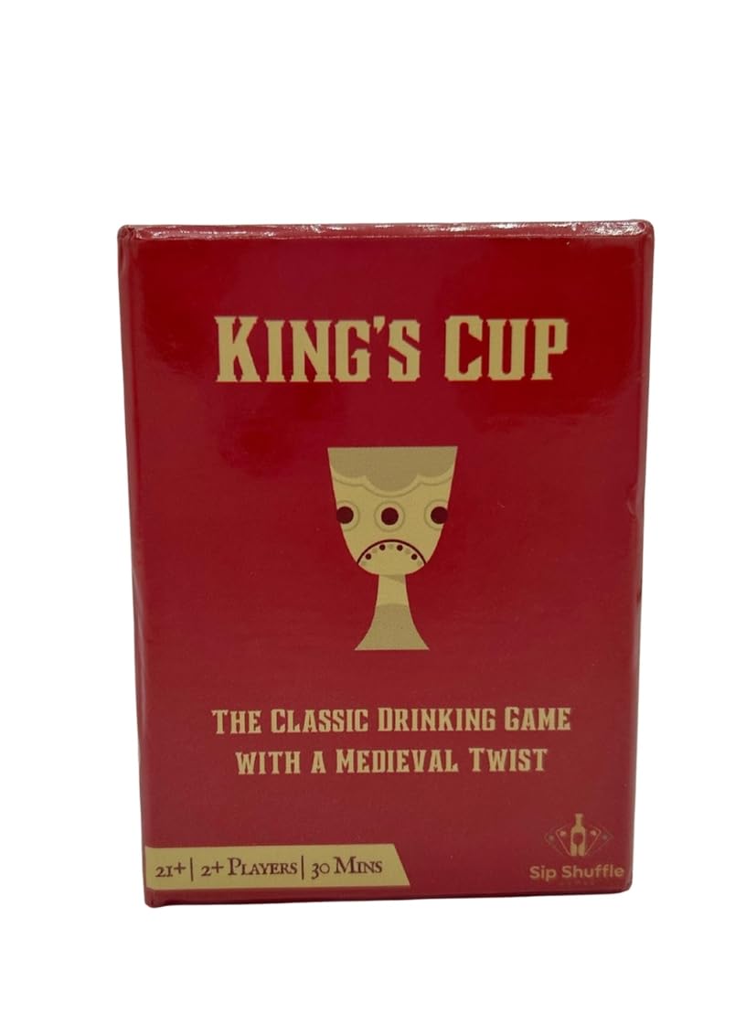 Sip Shuffle Games King's Cup: The Classic Party Game with a Medieval Twist