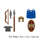 GoAssemb Medieval Roman Weapons Accessories Building Blocks Set Including Armors Spear Helmet Shield Bow, Designed for Mini Figures, MOC Bricks Parts