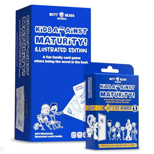Kids Against Maturity: Funny Family Card Game for Kids Ages 10+ & Parents, Teens & Adults | Hilarious Party Game for Family Game Night | Super Fun