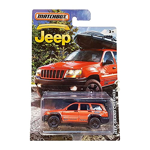 Matchbox Jeep Grand Cherokee Anniversary Limited Edition Metallic Orange Die-cast