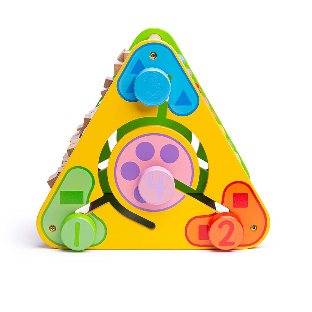 Bigjigs Toys Early Learning Activity Centre, Wooden Toys, Baby Activity Centres, Baby Toys, Activity Triangle, Baby Toys, Learning Toys, Toddler