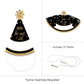 Big Dot of Happiness New Year's Eve - Gold - Mini Cone 2026 New Years Eve Party Hats - Small Little Party Hats - Set of 8