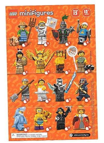LEGO Shark Suit Guy #13 of 16, Minifigures Series 15 Set 71011SEALED Retail Packaging