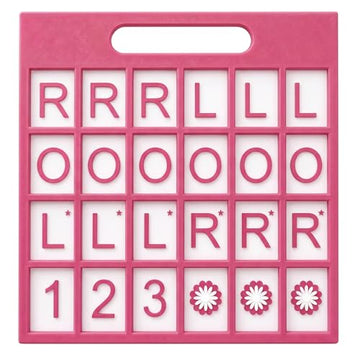 Eccentfit Solo Mahjong Practice Board Pink, Mahjong Charleston Trainer Solo Practice Board for Left Right Across Passing Order Professional NMJL Style