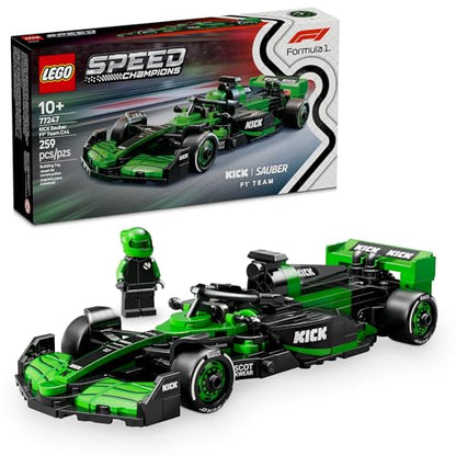 LEGO Speed Champions Kick Sauber F1 Team C44 Race Car Toy - Building Set for Kids, Boys & Girls, Ages 10+ - Toy Car for F1 Fans - Gift Idea for