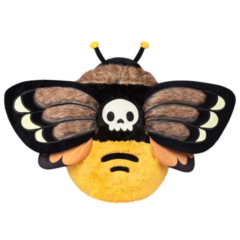 Squishable - Death's - Head Hawkmoth - Spooky Collection - 17 in - Soft Toy Collectible Stuffed Animal