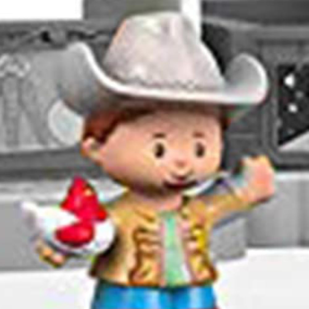 Fisher-Price Replacement Part Little People Caring for Animals Farm Zoo Safari Friends Playset DWC31 and CHJ51 - Replacement Farmer Cowboy Figure