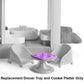 Replacement Parts for Fisher-Price Little People Playset HCF61 - Inspired by Barbie Dreamhouse - Replacement Dinner Tray and Cookie Platter