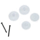 EastVita S107 Full Replacement Parts Set for Syma S107 RC Helicopter (Set of 19,Yellow)
