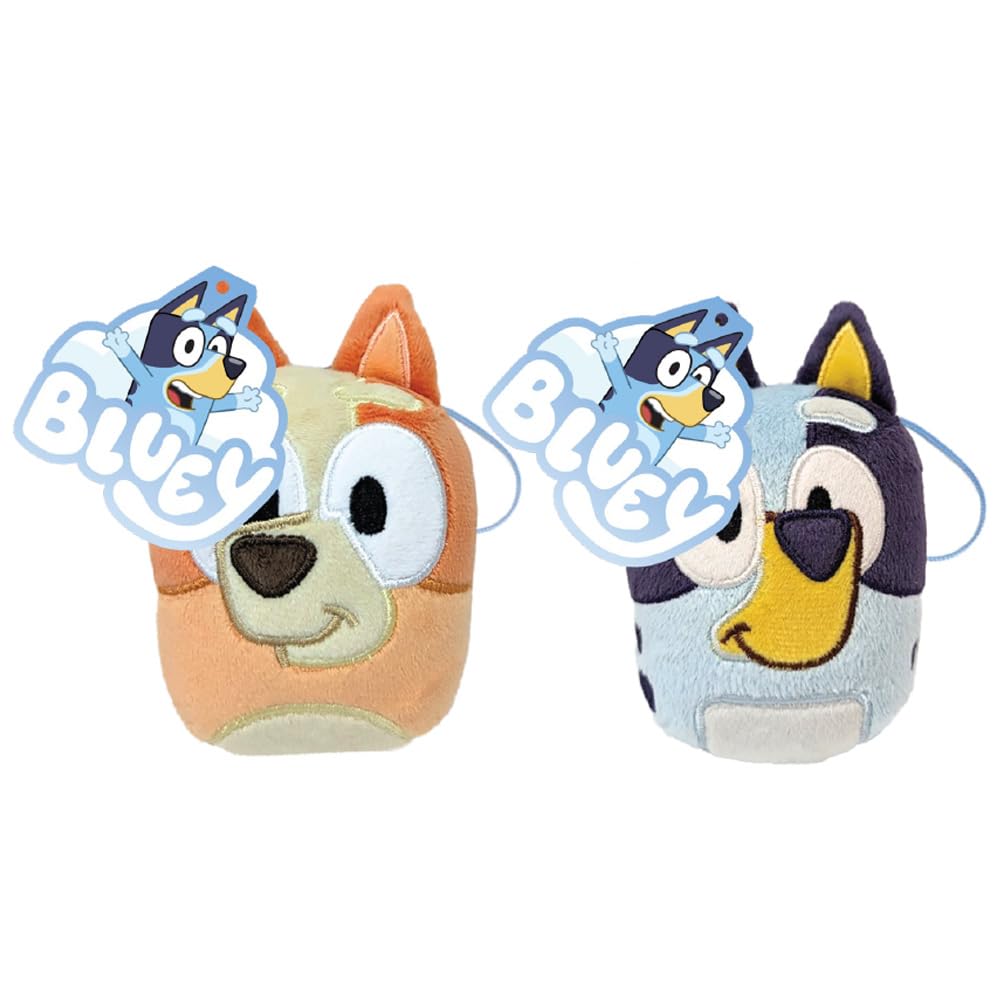Bluey Mini Plush, Bingo 4.75 Inch Tall Plush Toys with Clip, Perfect to Clip onto Bags and Backpacks, Ages 3+ Bingo