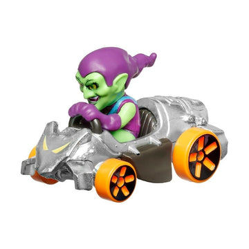 Hot Wheels RacerVerse Die-Cast Vehicle with Green Goblin Driver 1:64 Scale