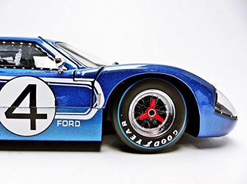 Ford 1967 GT MK IV #4 Blue Lemans 24 Hours L.Ruby/D.Hulme 1/18 by Shelby Collectibles SC426