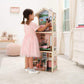 KidKraft Click & Play Fully Assembled Pop-Up Wooden Dollhouse; 50 Pieces