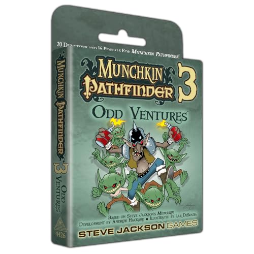 Steve Jackson Games Munchkin Pathfinder 3 Odd Ventures , Green