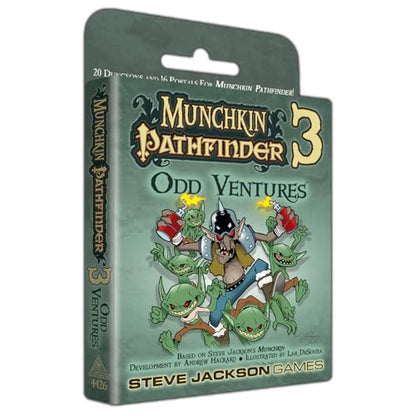 Steve Jackson Games Munchkin Pathfinder 3 Odd Ventures , Green
